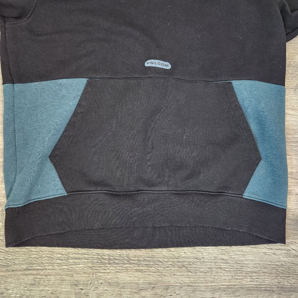 Volcom Forzee Hoodie Mens Med Black Pullover Slim Fit  school outdoor - Picture 6 of 12